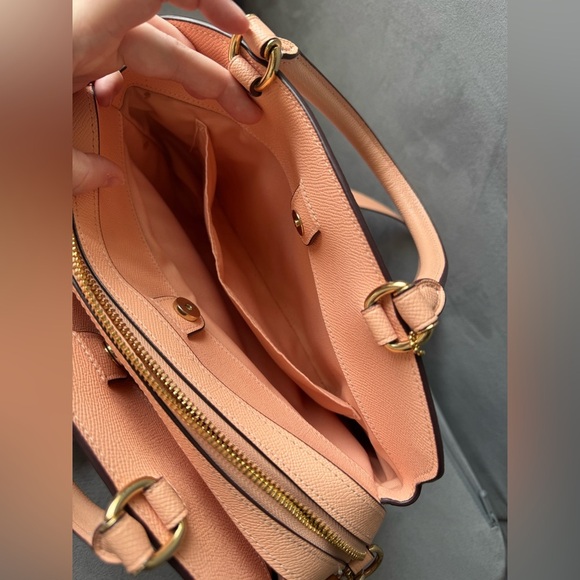Coach Peach Leather Purse - Picture 12 of 16